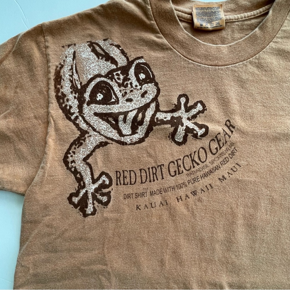 Vintage Maui Red Dirt T-Shirt 100% Cotton Medium - Picture 5 of 10
